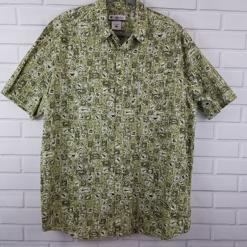 Columbia Beach Pattern Short Sleeve Shirt